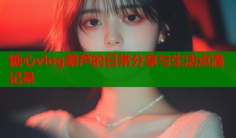 糖心vlog葫芦的日常分享与生活点滴记录
