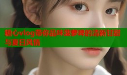 糖心vlog带你品味菠萝啤的清新甘甜与夏日风情