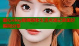 糖心vlog精魄探秘生活点滴记录美好瞬间分享