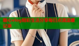 糖心vlog精彩生活分享每日点滴温暖记录
