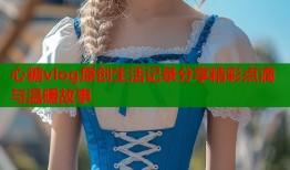 心糖vlog原创生活记录分享精彩点滴与温暖故事