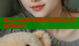 糖心vlog传媒引领潮流探索多元内容创作新纪元