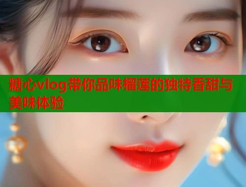 糖心vlog带你品味榴莲的独特香甜与美味体验