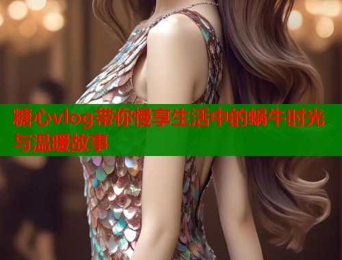 糖心vlog带你慢享生活中的蜗牛时光与温暖故事