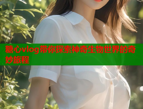 糖心vlog带你探索神奇生物世界的奇妙旅程