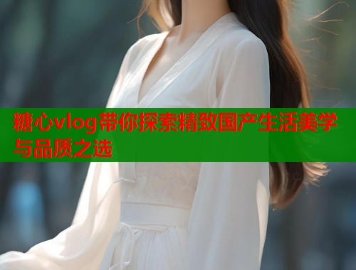 糖心vlog带你探索精致国产生活美学与品质之选